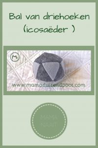 Pinterest - Bal van driehoeken (icosaëder )