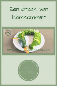Pinterest - draak van komkommer