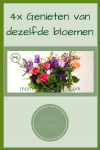 Pinterest - 4x genieten van dezelfde bloemen