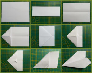 vliegtuigjes vouwen instructie (origami)