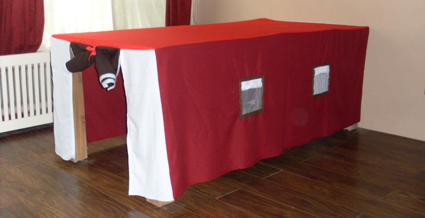 Aan het liegen Hoelahoep Anoi Patroon voor de tafeltent, een tent voor over de tafel – Mama Duizendpoot