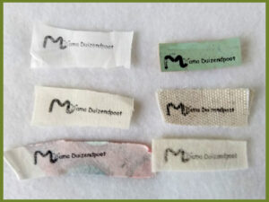 Onwijs Zelf labels maken voor naaiprojecten – Mama Duizendpoot AL-67
