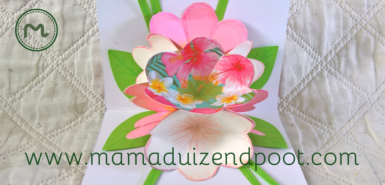 Wonderbaar Een pop-up kaart met bloemen – Mama Duizendpoot FF-68