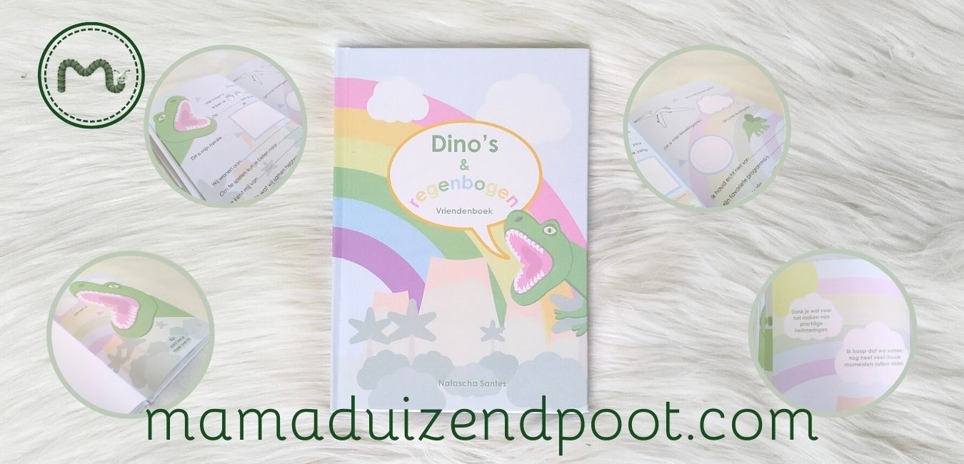 Dino's en regenbogen vriendenboek