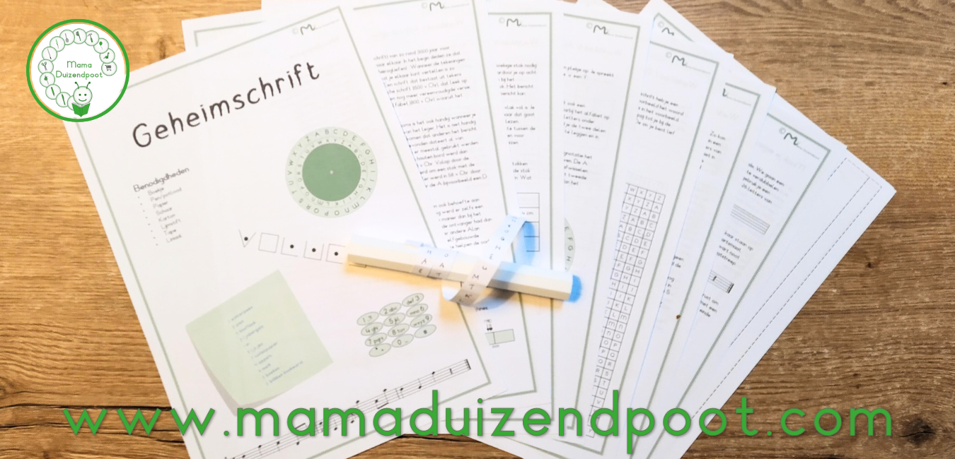 workshop geheimschrift - werkboek